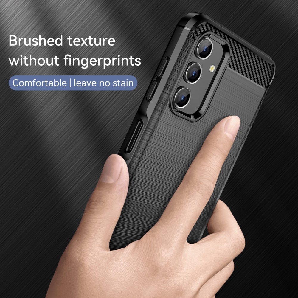 Samsung Galaxy A04s/Galaxy A13 Cover TPU Brushed Sort
