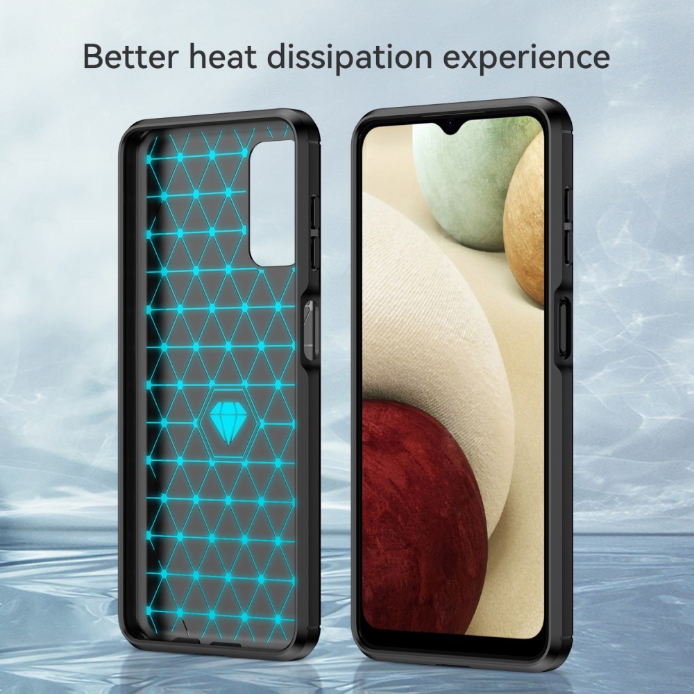 Samsung Galaxy A04s/Galaxy A13 Cover TPU Brushed Sort
