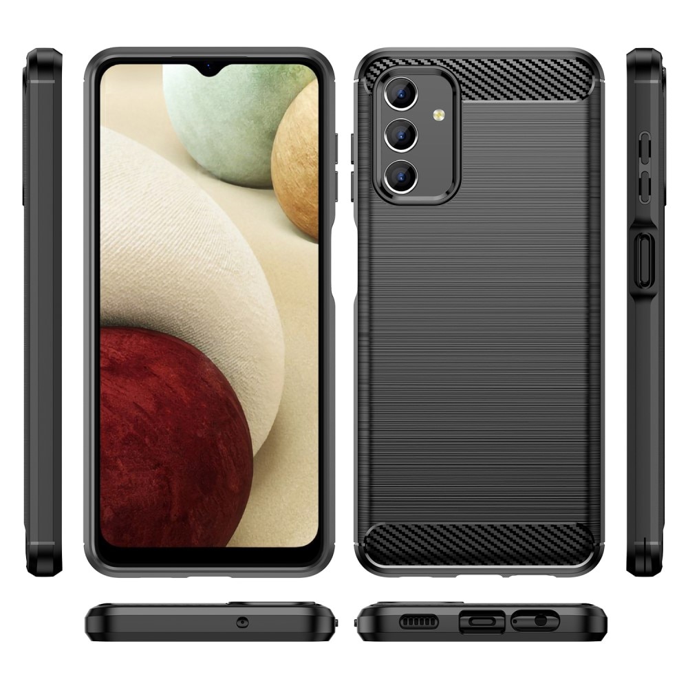 Samsung Galaxy A04s/Galaxy A13 Cover TPU Brushed Sort