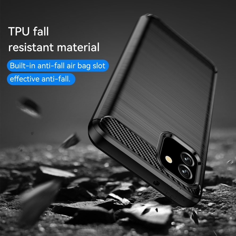 Brushed TPU Cover Samsung Galaxy A03 Black