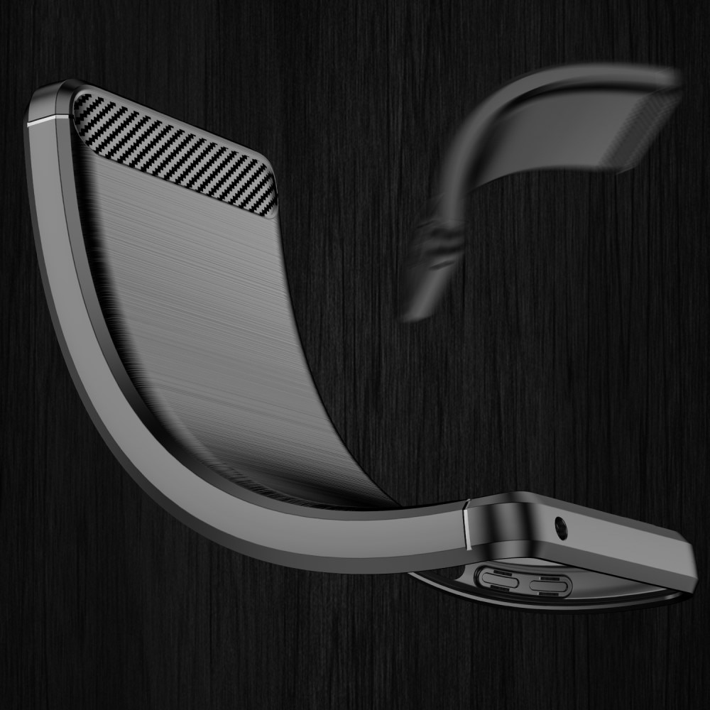 Samsung Galaxy A03 Cover TPU Brushed Sort