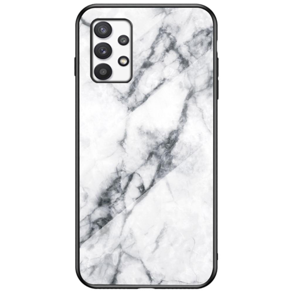 Cover Hærdet Glas Samsung Galaxy A53 hvid marmor