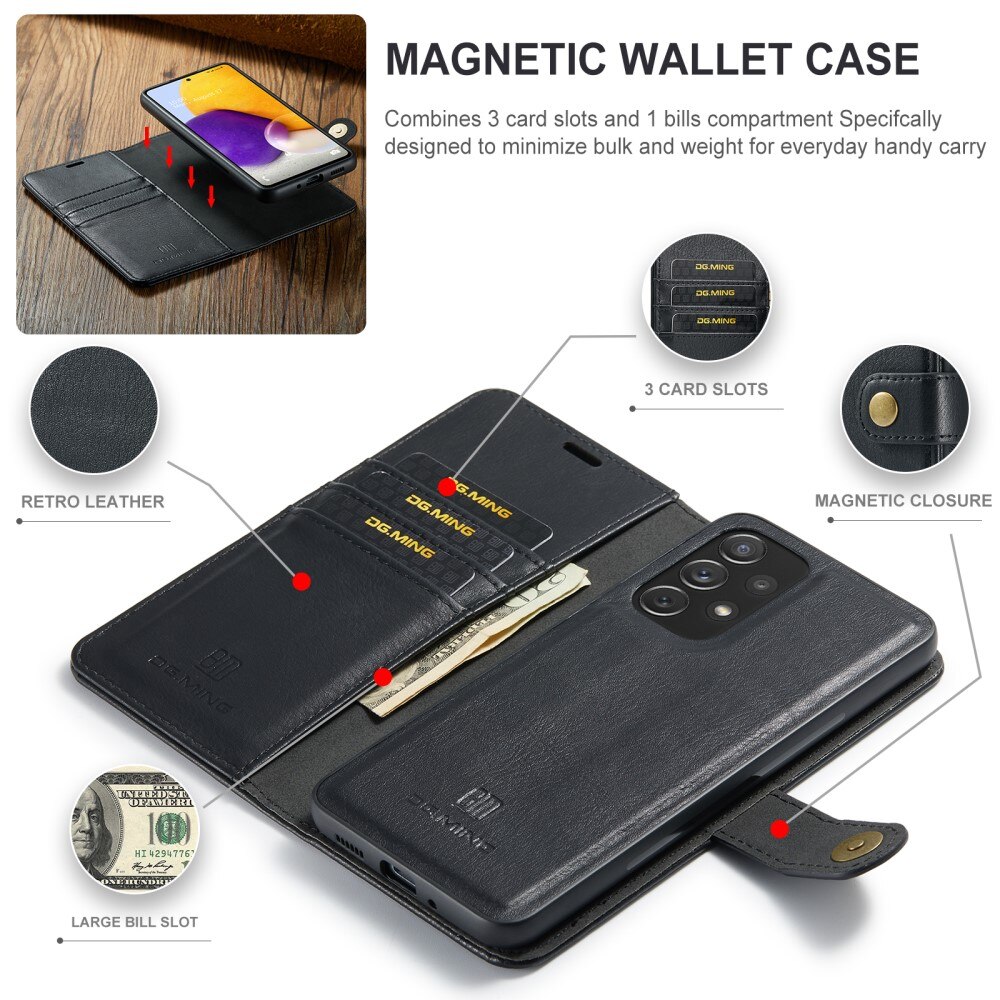 Magnet Wallet Samsung Galaxy A73 5G Sort