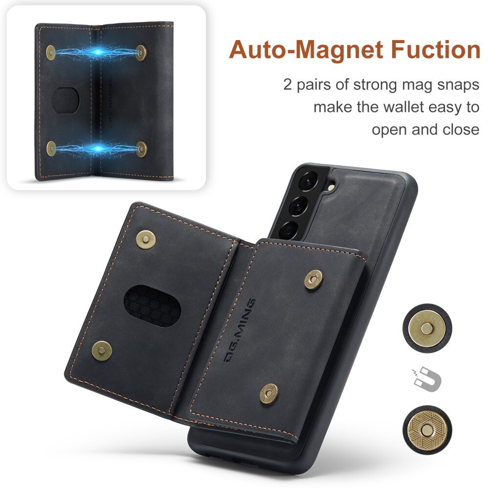 Magnetic Card Slot Case Samsung Galaxy S22 Plus Black