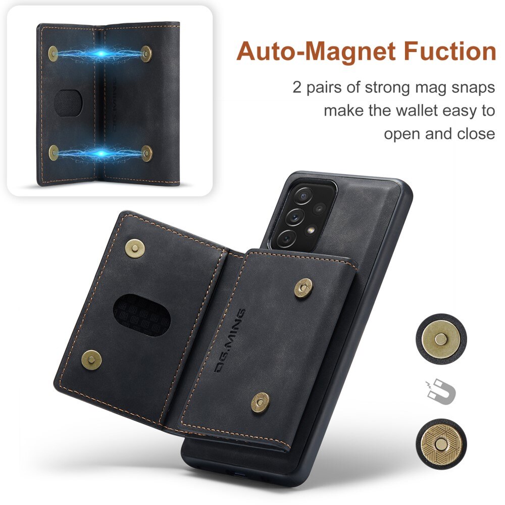 Magnetic Card Slot Case Samsung Galaxy A33 Sort