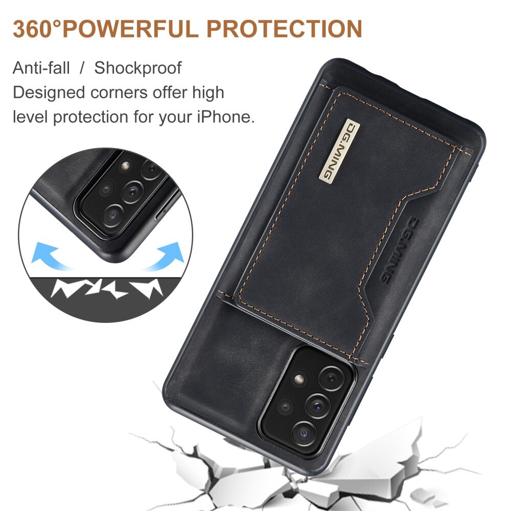 Magnetic Card Slot Case Samsung Galaxy A33 Sort