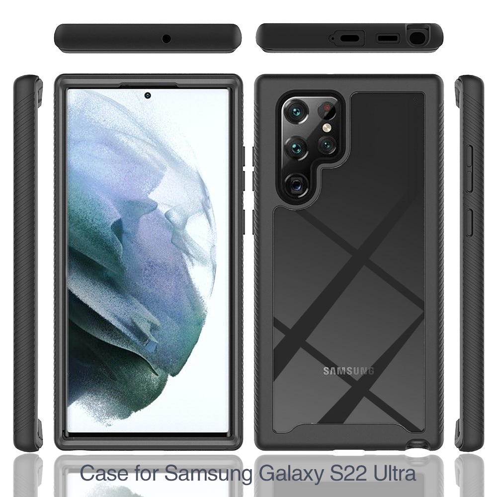 Full Cover Case Samsung Galaxy S22 Ultra sort