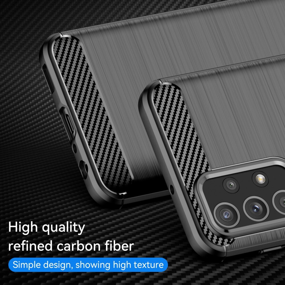 Samsung Galaxy A23 Cover TPU Brushed Sort