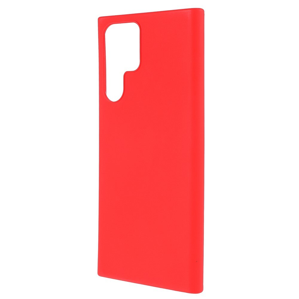 TPU Cover Samsung Galaxy S22 Ultra Rød