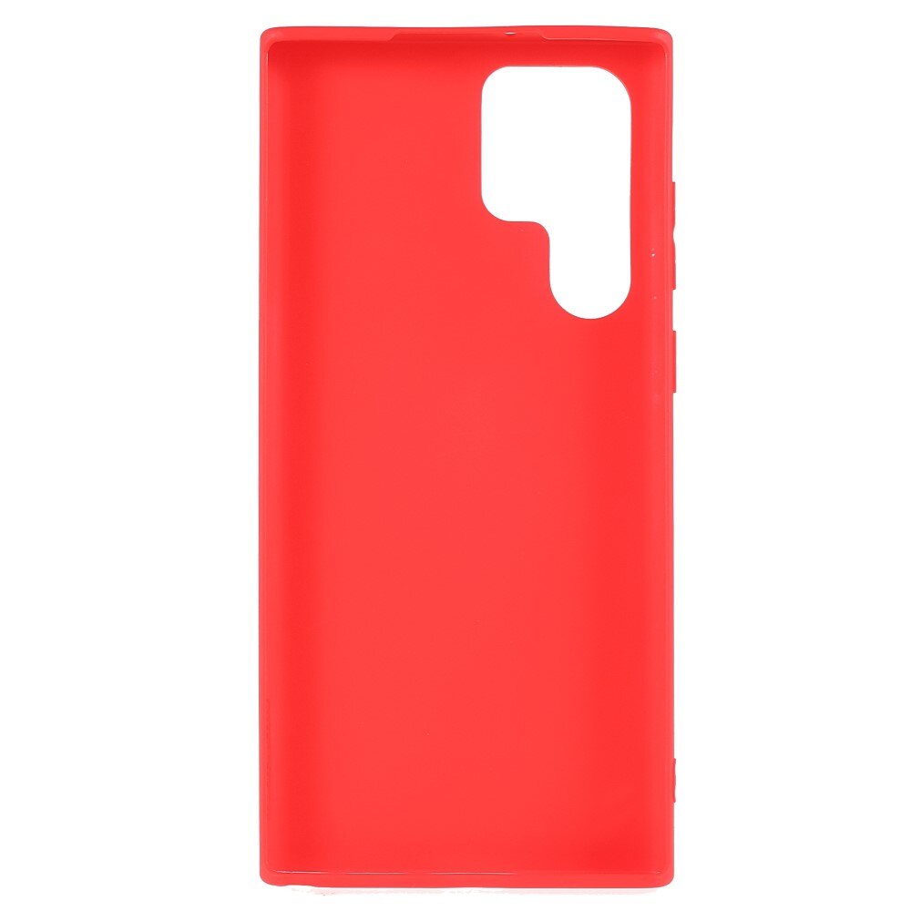 TPU Cover Samsung Galaxy S22 Ultra Rød