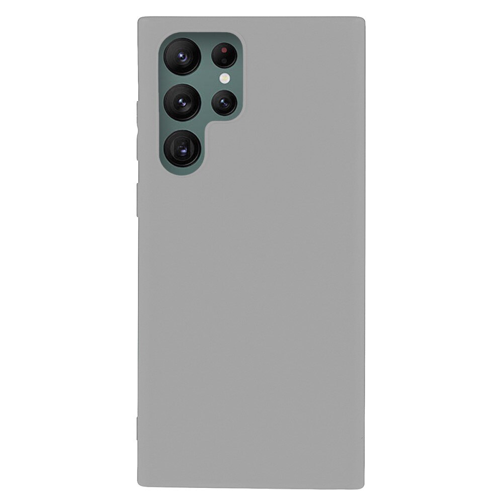 TPU Cover Samsung Galaxy S22 Ultra Grå