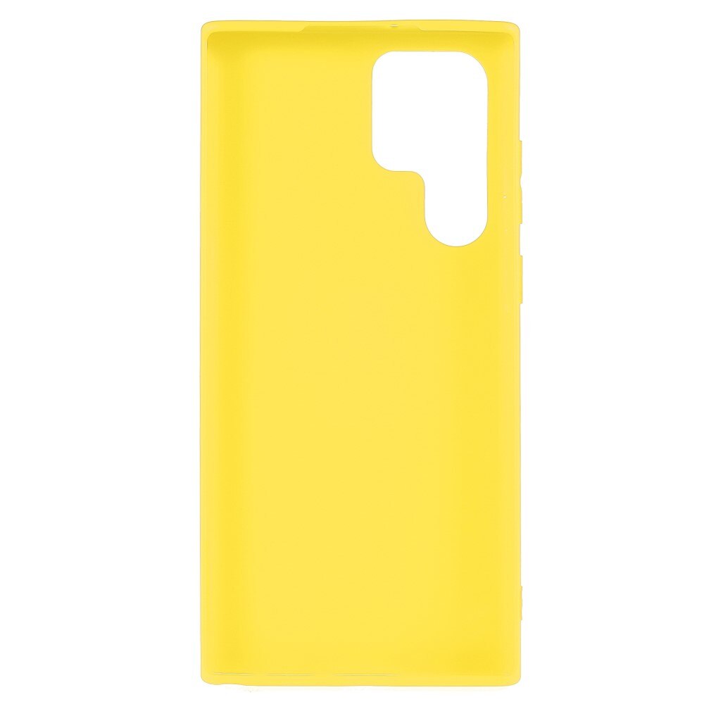 TPU Cover Samsung Galaxy S22 Ultra Gul