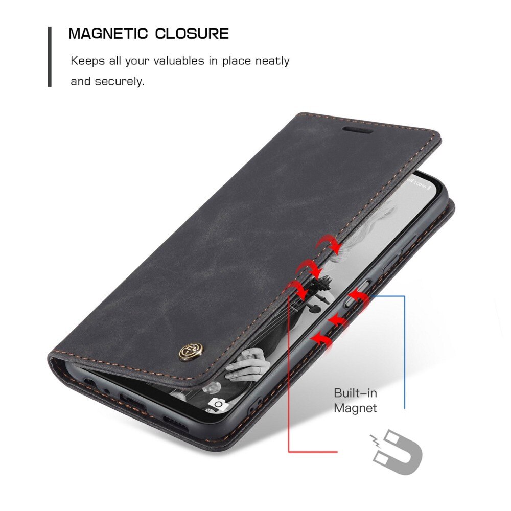 Slim Pung Etui Samsung Galaxy A22 5G Sort
