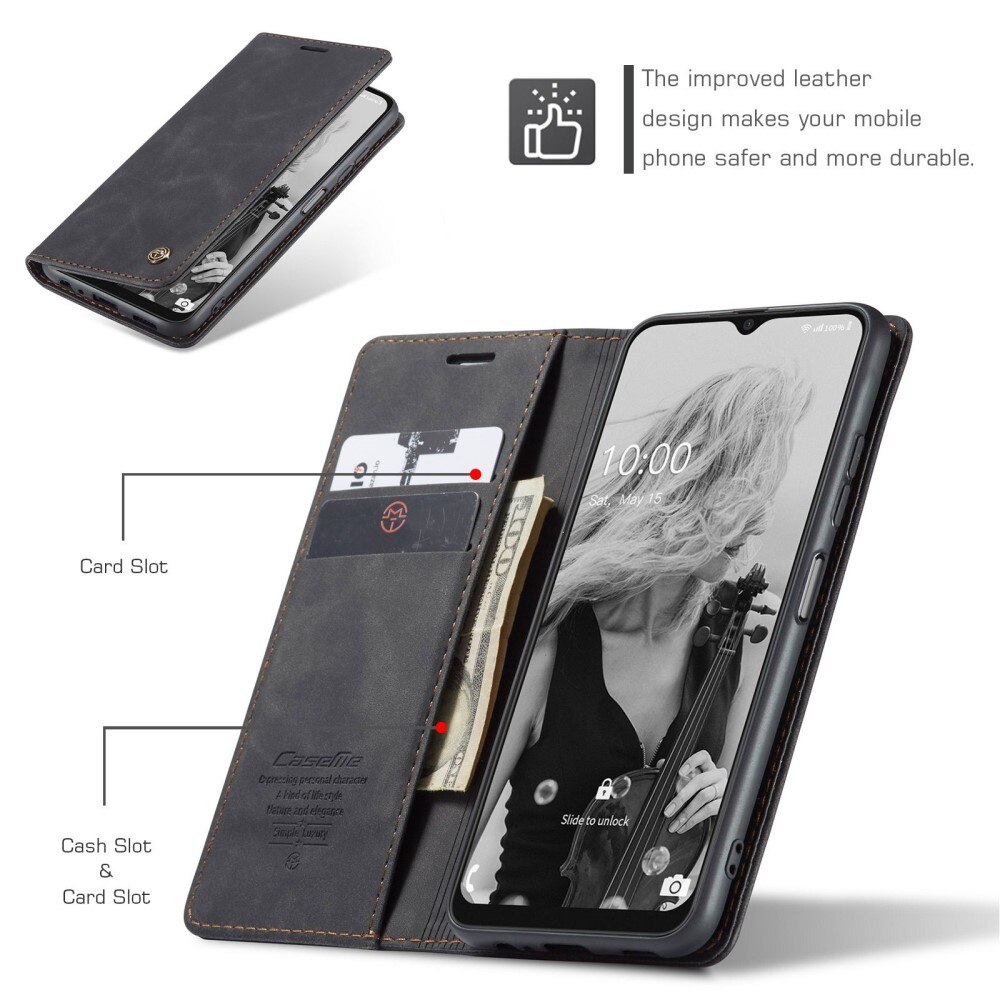 Slim Pung Etui Samsung Galaxy A22 5G Sort