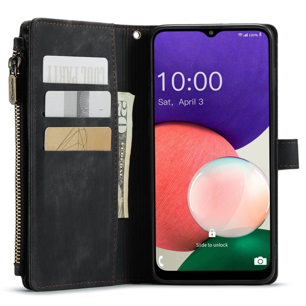 Zipper Wallet Samsung Galaxy A22 5G Sort