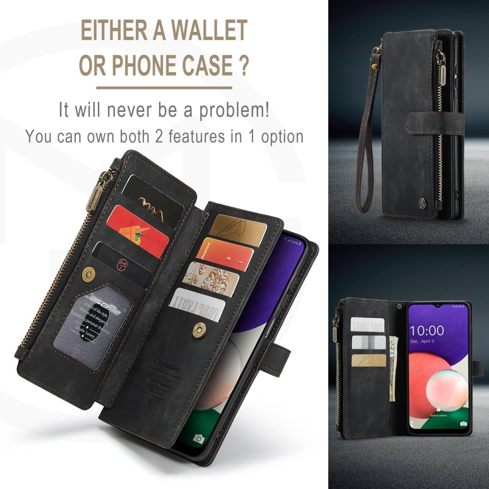 Zipper Wallet Samsung Galaxy A22 5G sort