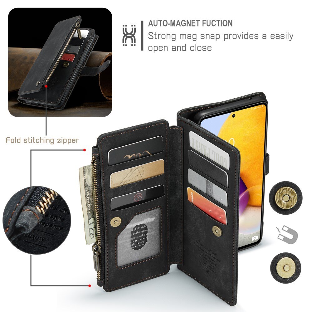Zipper Wallet Samsung Galaxy A13 Sort