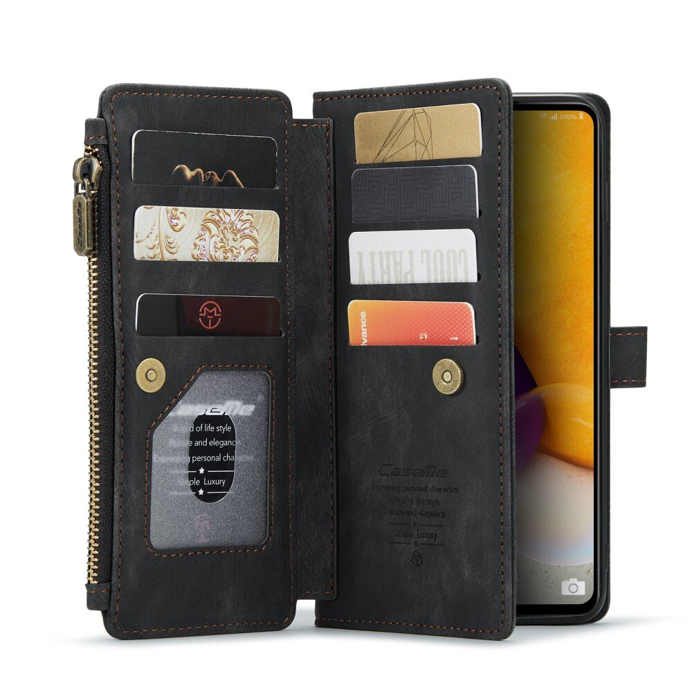 Zipper Wallet Samsung Galaxy A13 Sort