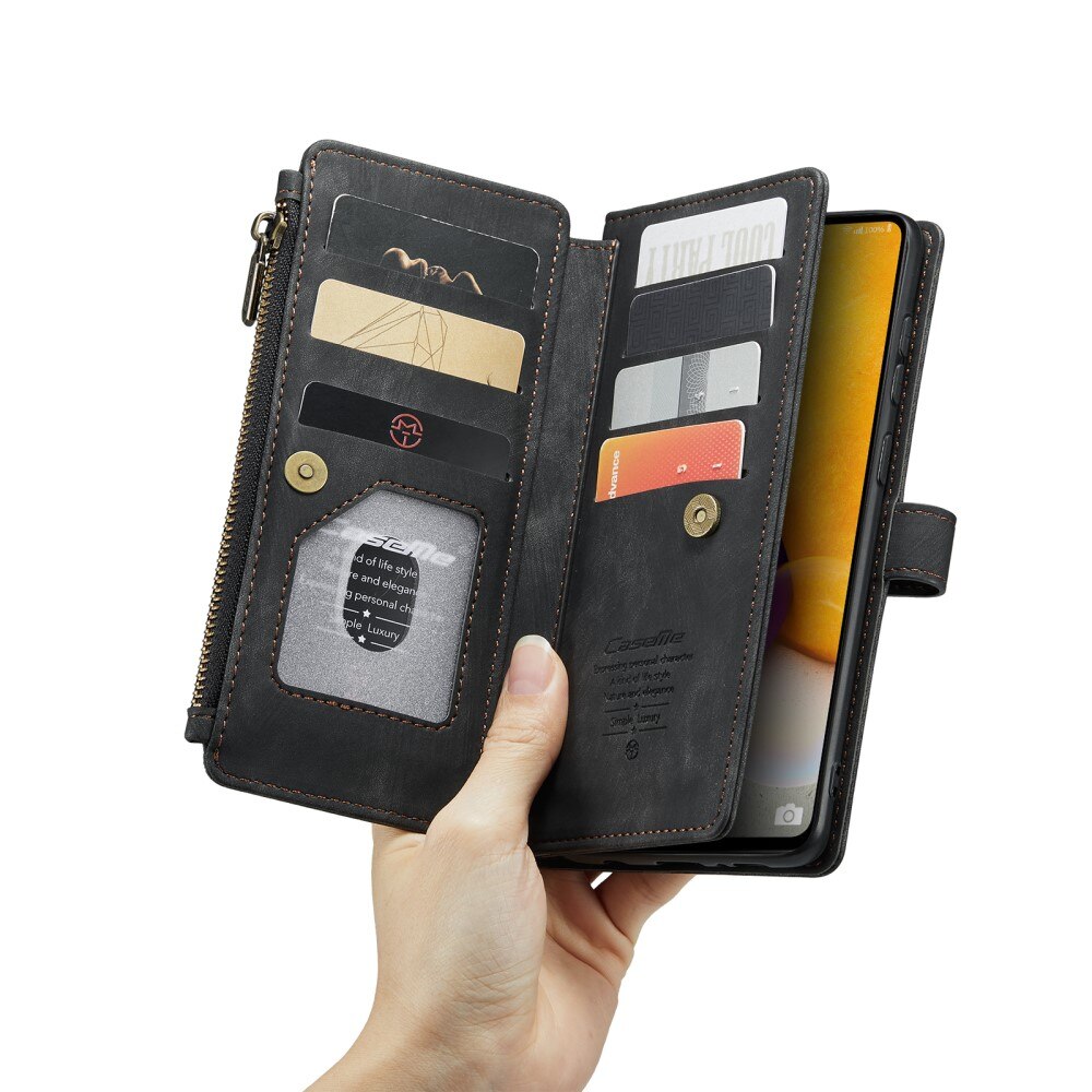 Zipper Wallet Samsung Galaxy A13 Sort