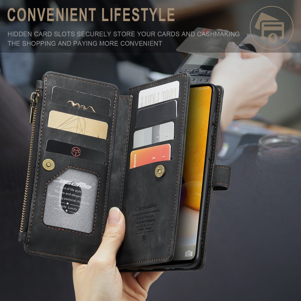 Zipper Wallet Samsung Galaxy A13 Sort