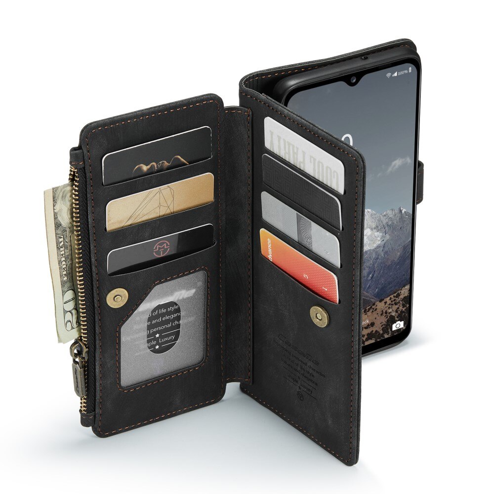 Zipper Wallet Samsung Galaxy A04s Sort
