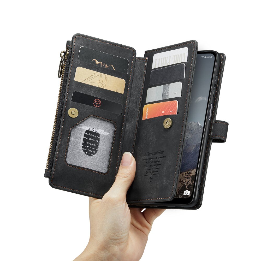 Zipper Wallet Samsung Galaxy A04s Sort