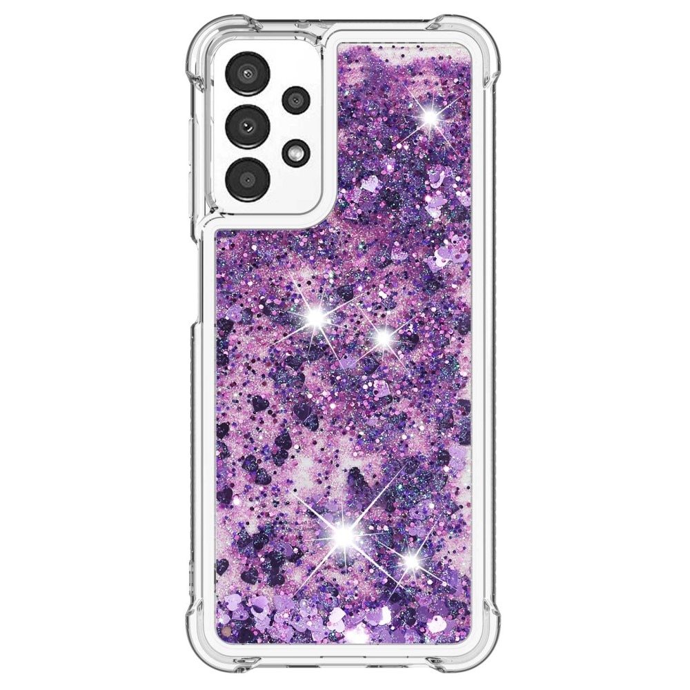 Glitter Powder TPU Case Samsung Galaxy A13 lila