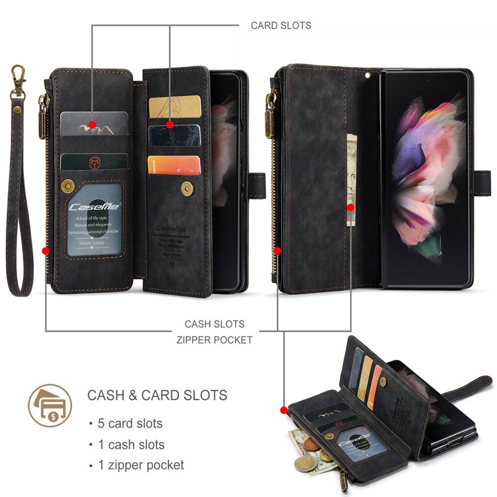 Zipper Wallet Samsung Galaxy Z Fold 3 sort