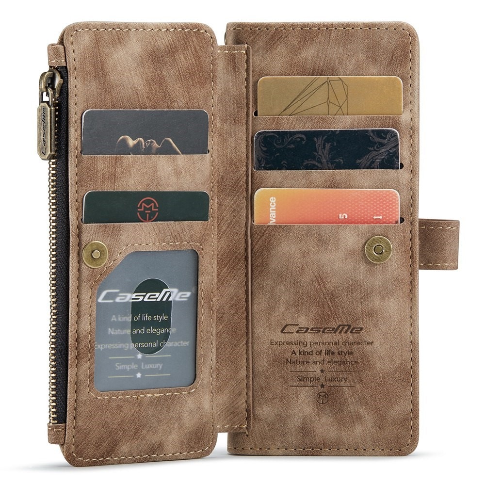 Zipper Wallet Samsung Galaxy Z Fold 3 brun