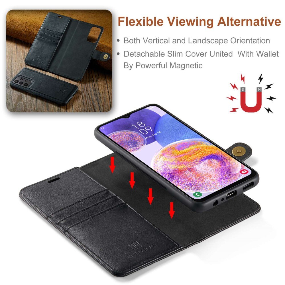 Magnet Wallet Samsung Galaxy A23 Sort