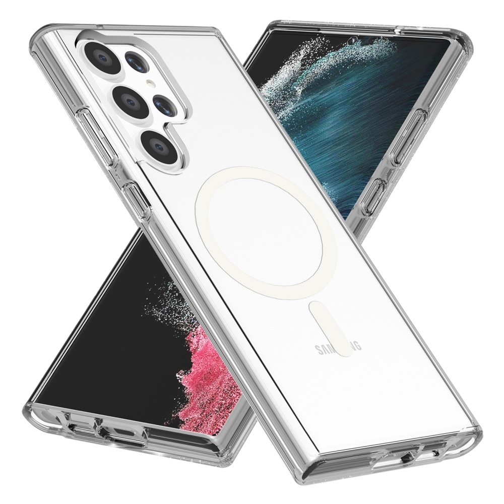 Hybridcover MagSafe Samsung Galaxy S23 Ultra gennemsigtig