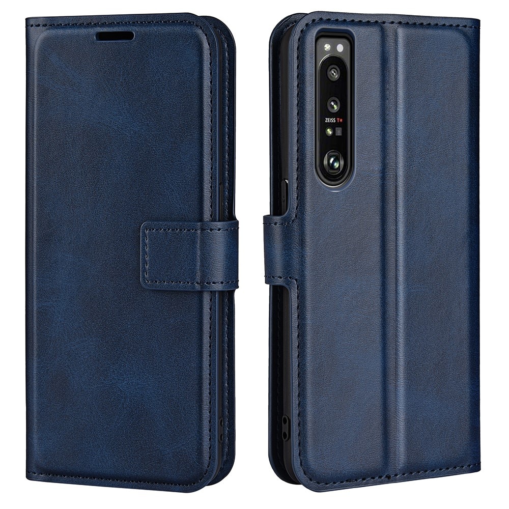 Leather Wallet Sony Xperia 1 IV Blue