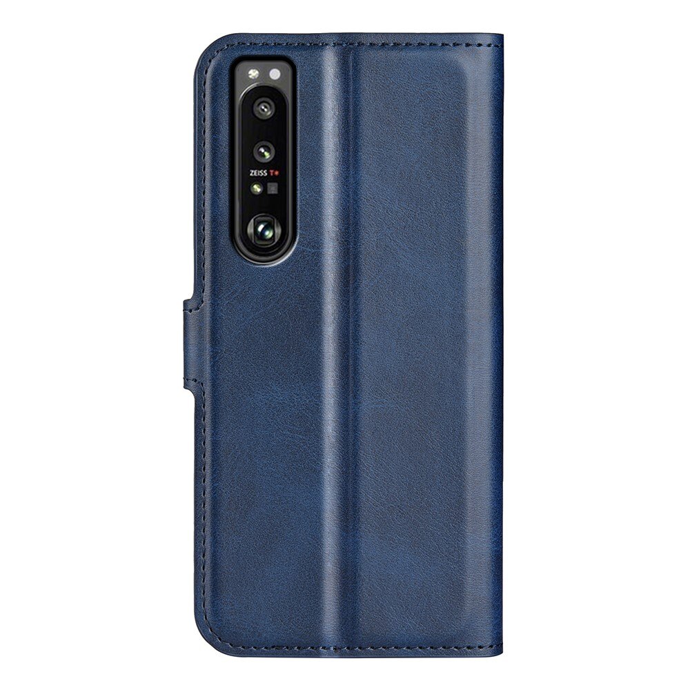 Leather Wallet Sony Xperia 1 IV Blue