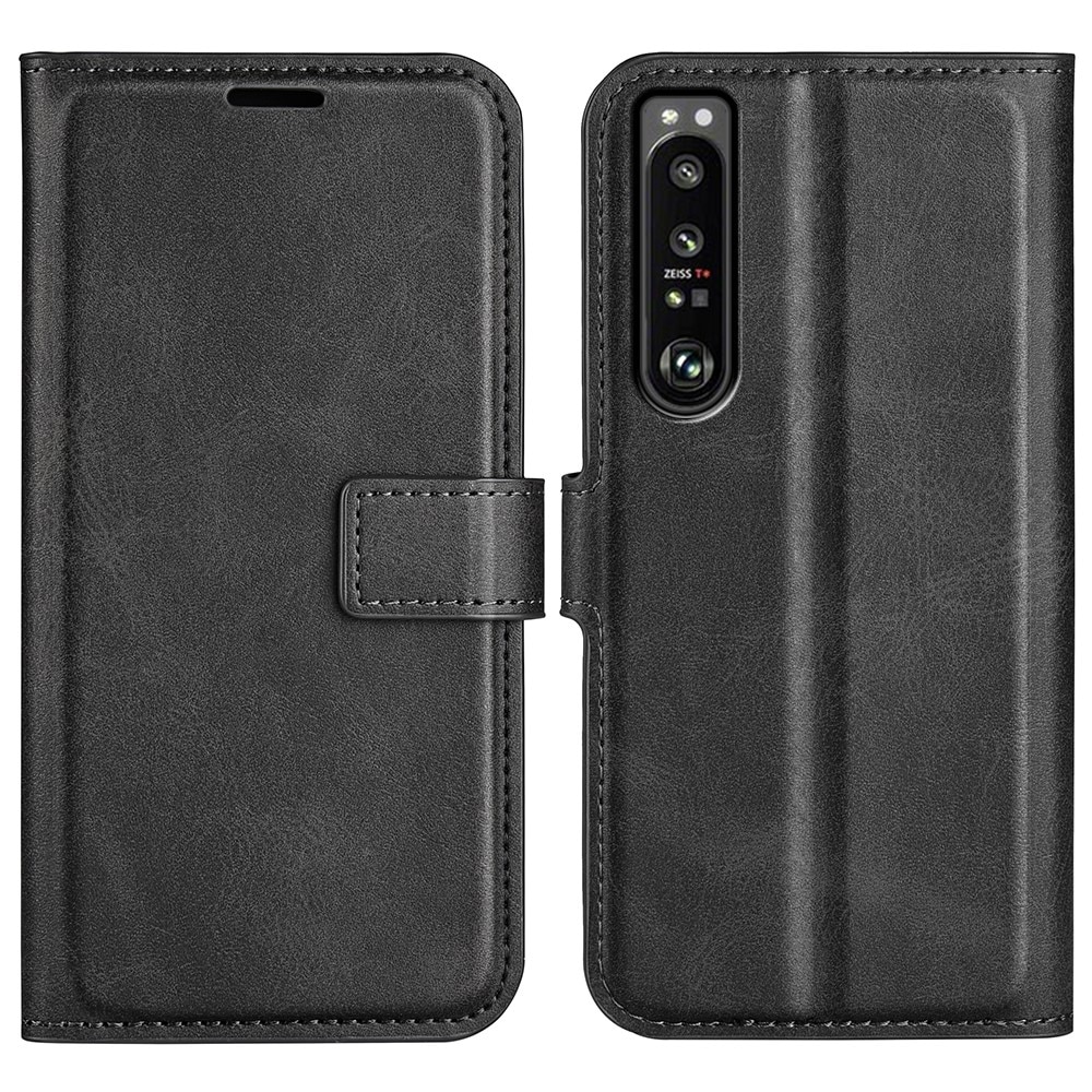 Leather Wallet Sony Xperia 1 IV Black