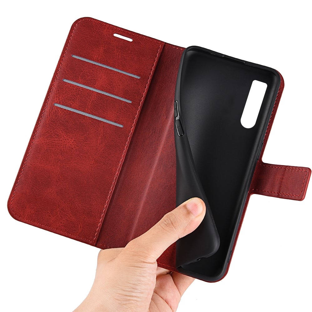 Leather Wallet Sony Xperia 10 IV Red