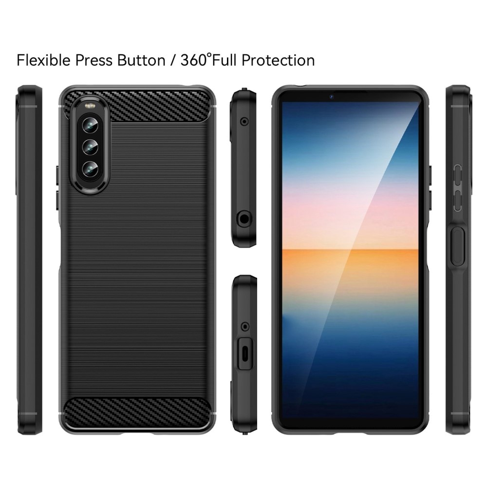 Brushed TPU Cover Sony Xperia 10 IV Black