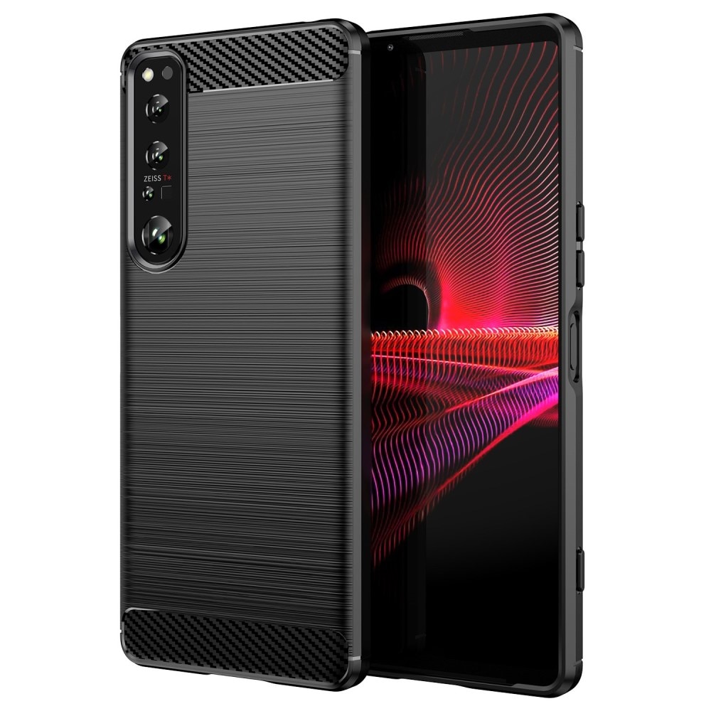 Brushed TPU Cover Sony Xperia 1 IV Black