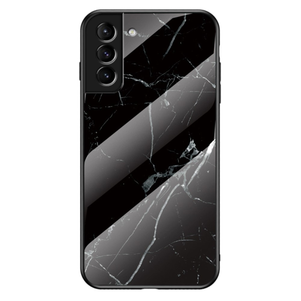Cover Hærdet Glas Samsung Galaxy S22 sort marmor