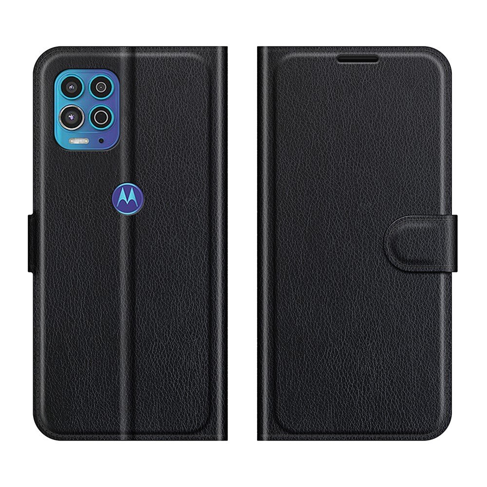 Mobiltaske Motorola Moto G100 Sort