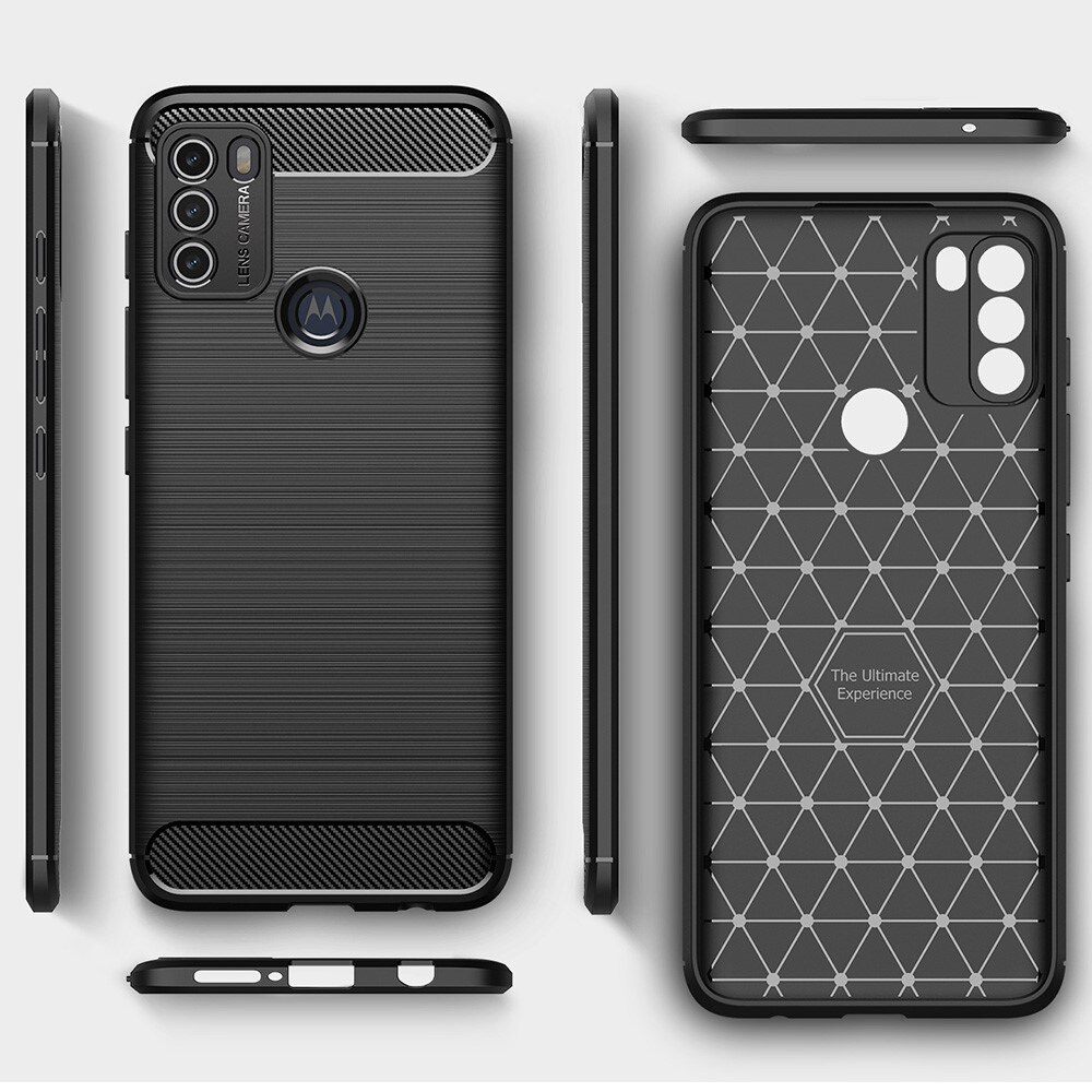 Brushed TPU Cover Motorola Moto G50 Black