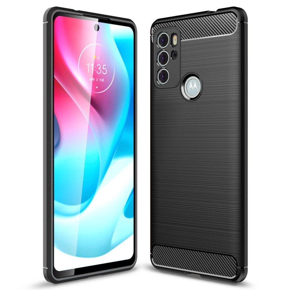 Brushed TPU Cover Motorola Moto G60s Black