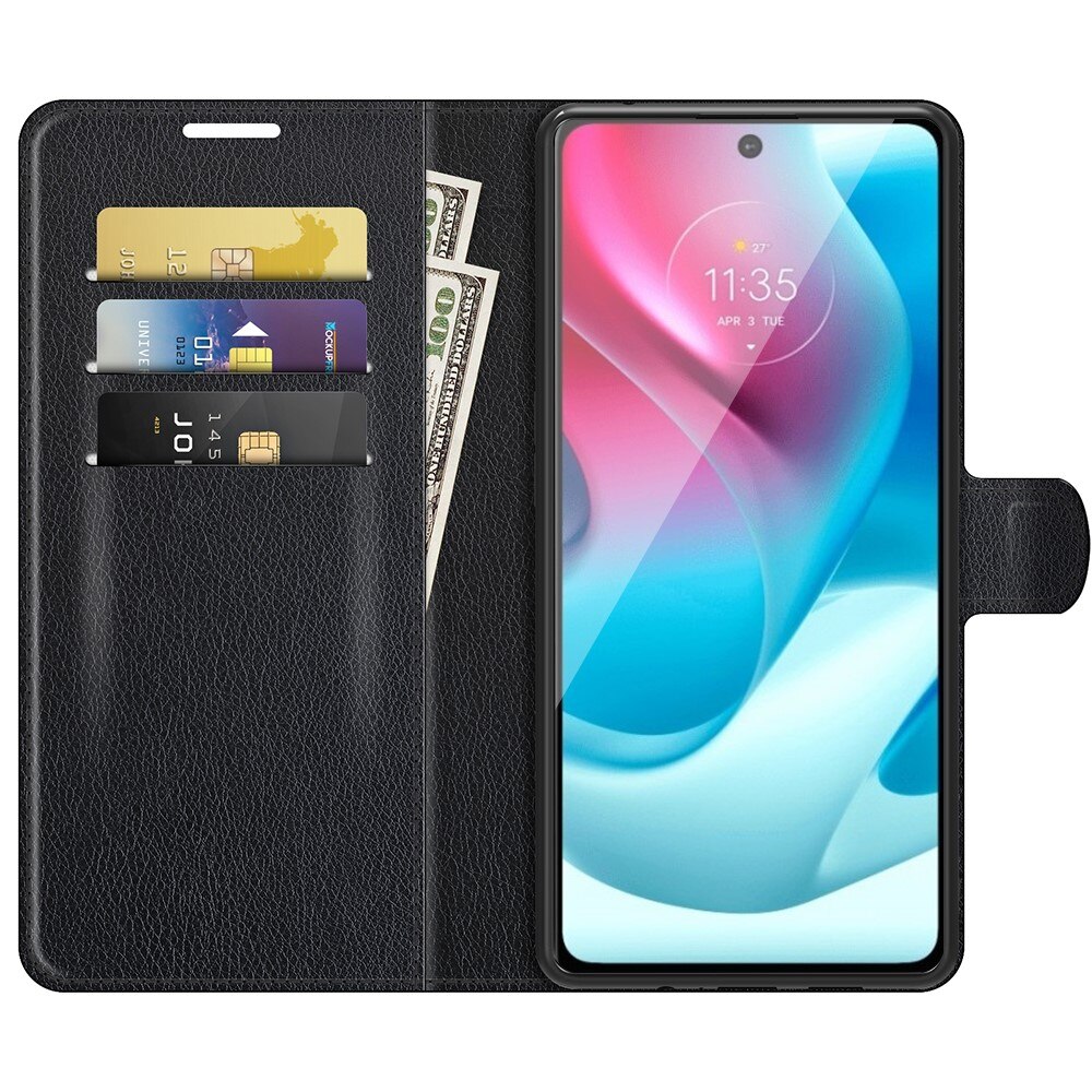 Mobiltaske Motorola Moto G60s Sort
