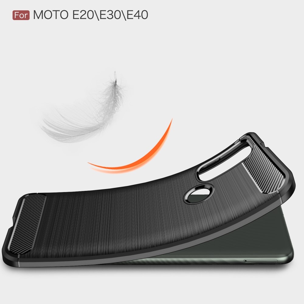 Brushed TPU Cover Motorola Moto E20/E30/E40 Black