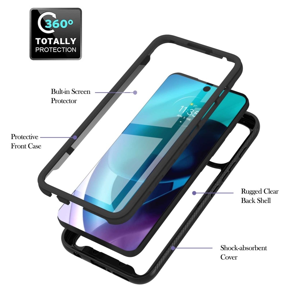 Full Protection Case Motorola Moto G71 Black