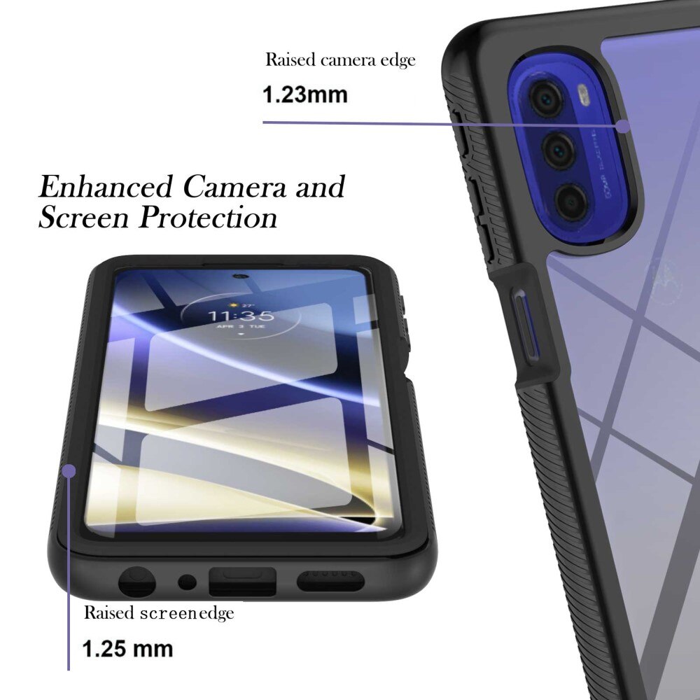 Full Protection Case Motorola Moto G51 Sort