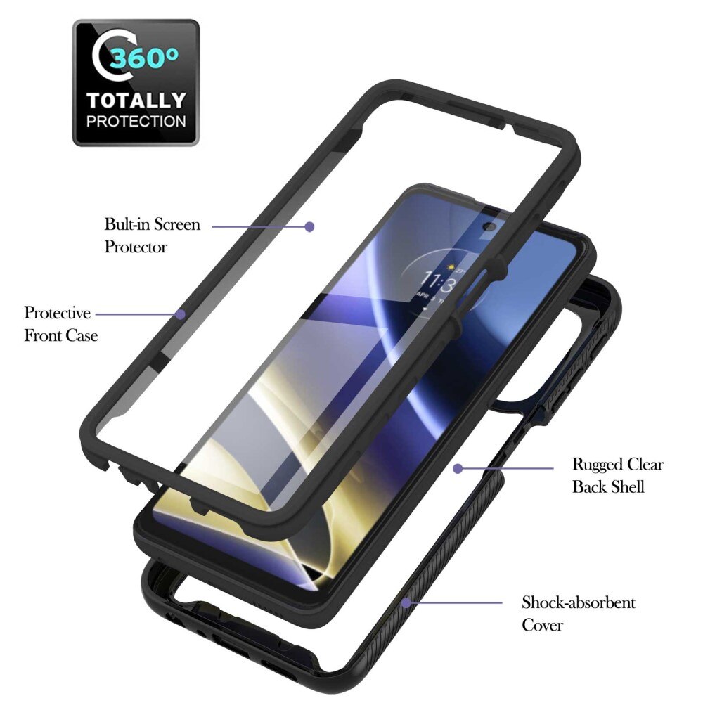 Full Protection Case Motorola Moto G51 Sort