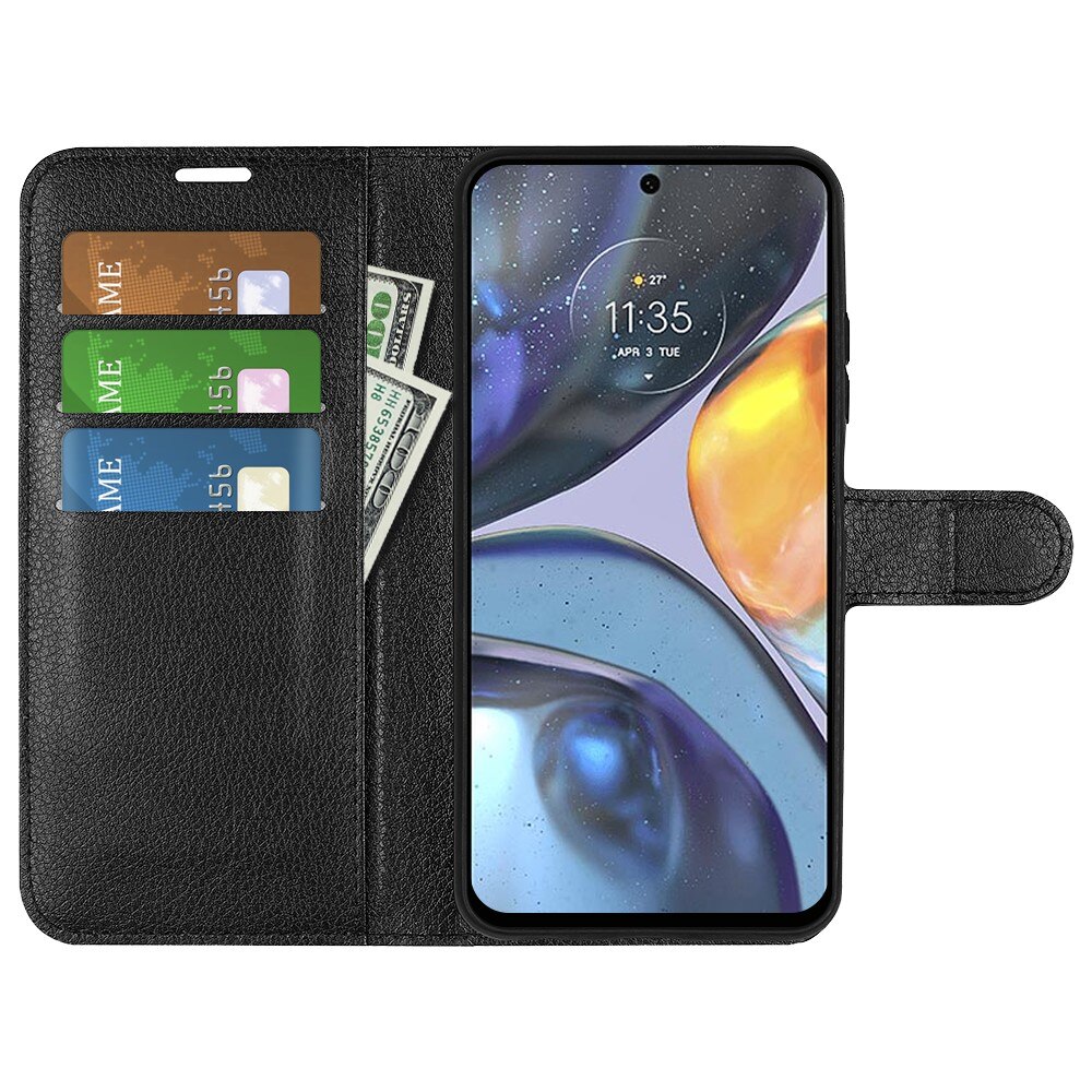 Mobiltaske Motorola Moto G22 Sort