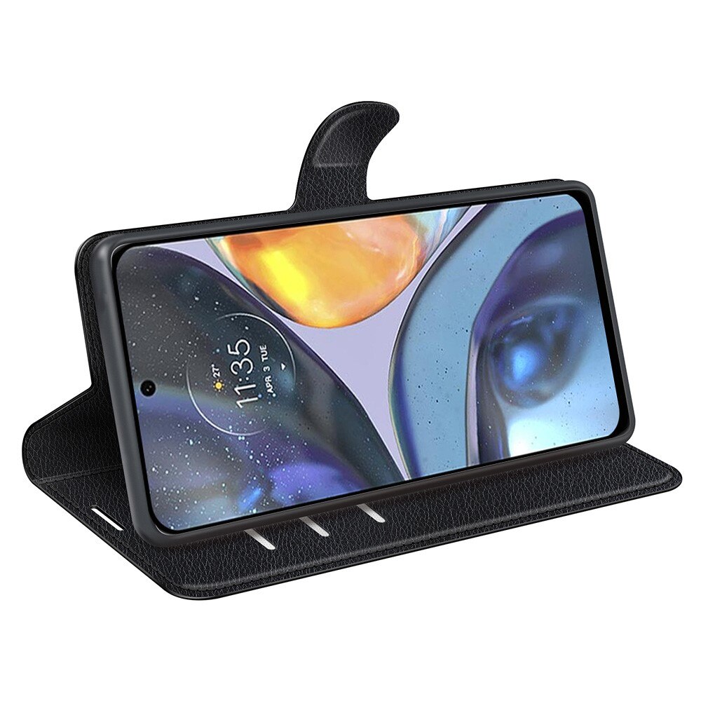 Mobiltaske Motorola Moto G22 Sort