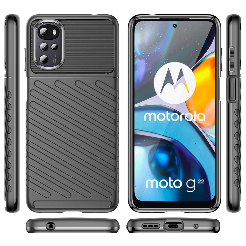 Thunder TPU Case Motorola Moto G22 sort