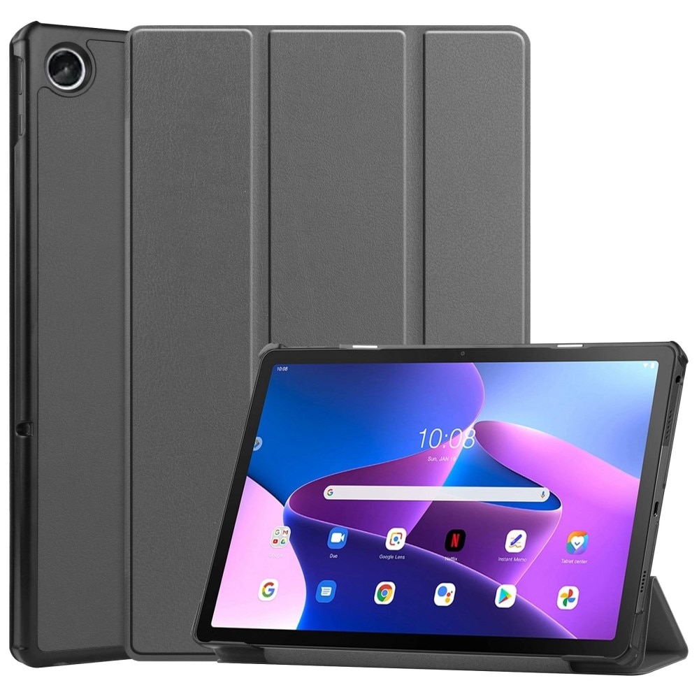 Etui Tri-fold Lenovo Tab M10 Plus (3rd gen) grå